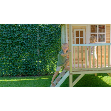 EXIT Loft 300 houten speelhuis - naturel - Doika BV - Loft speelhuisjes - EXIT Toys - 8718469460267 - 50.03.11.00