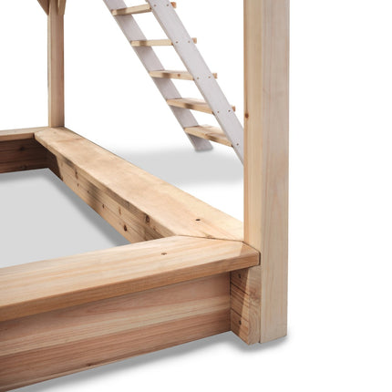 EXIT Loft 500 houten speelhuis - groen - Doika BV - Loft speelhuisjes - EXIT Toys - 8718469460304 - 50.05.22.00
