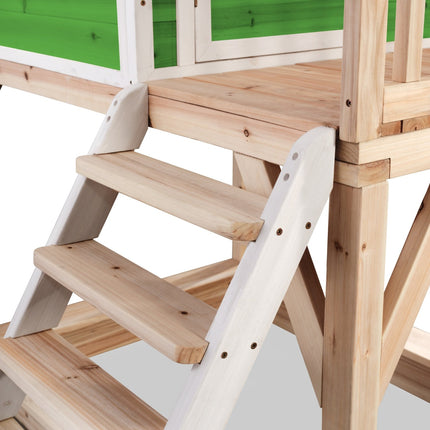 EXIT Loft 700 houten speelhuis - groen - Doika BV - Loft speelhuisjes - EXIT Toys - 8717703021332 - 50.07.22.00