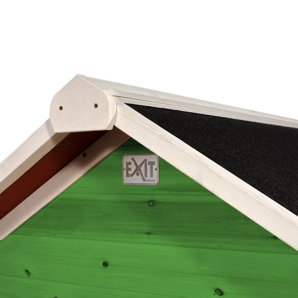 EXIT Loft 700 houten speelhuis - groen - Doika BV - Loft speelhuisjes - EXIT Toys - 8717703021332 - 50.07.22.00