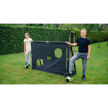 EXIT Maestro stalen voetbaldoel 180x120cm - zwart - Doika BV - Voetbaldoelen - EXIT Toys - 8718469462148 - 41.03.10.00