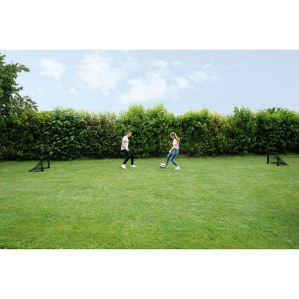 EXIT Pico stalen voetbaldoel 90x60cm (set van 2) - zwart - Doika BV - Voetbaldoelen - EXIT Toys - 8718469463794 - 41.00.20.00