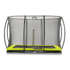 EXIT Silhouette inground trampoline 244x366cm met veiligheidsnet - groen - Doika BV - Trampoline - EXIT Toys - 8719743250604 - 12.95.82.40
