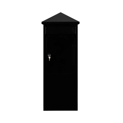 Safepost brievenbus 110 zwart RAL 9005 - Doika BV - Brievenbus - Safepost - 7330589980107 - 11010