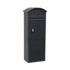 Safepost brievenbus 70 rond dak antracietgrijs RAL 7016 - Doika BV - Brievenbus - Safepost - 7330589955556 - 70555