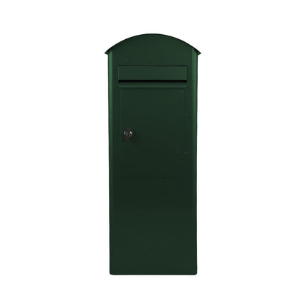 Safepost brievenbus 70 rond dak racegroen RAL 6009 - Doika BV - Brievenbus - Safepost - 7330589955266 - 70526