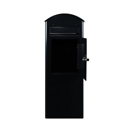 Safepost brievenbus 70 rond dak zwart RAL 9005 - Doika BV - Brievenbus - Safepost - 7330589955105 - 70510