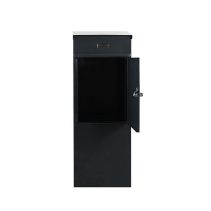 Safepost brievenbus 855 Tiamat - met RVS dak antracietgrijs RAL 7016 - Doika BV - Brievenbus - Safepost - 7330589756566 - 75656