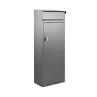 Safepost brievenbus 855 zilvergrijs RAL 9006 - Doika BV - Brievenbus - Safepost - 7330589855528 - 85552