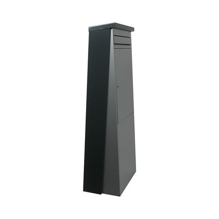 Safepost brievenbus Euroodrend No. 1 antracietgrijs/zilvergrijs - RAL 7016/RAL 9006 - Doika BV - Brievenbus - Safepost - 7330589011559 - 901155